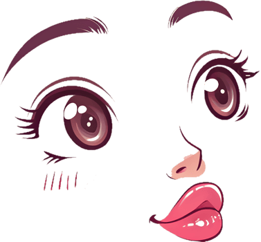 Minimalist Drawing of a Happy Face with Elegant Curves. . png