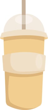 Iced Coffee Cup vector