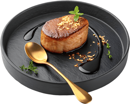 Foie Gras Clipart with Exquisite French Cuisine Representation. . png