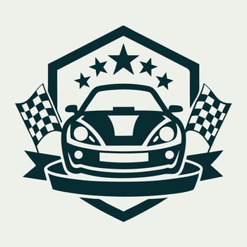Dynamic Illustration of a Sleek Race Car Adrenaline Pumping Racecar vector