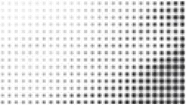 Smooth Halftone Dots Transition Background vector