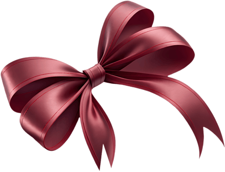 Beautiful Luxury Bow Clipart for Holiday Gifts and Decor. . png