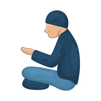 Illustration of Homeless vector
