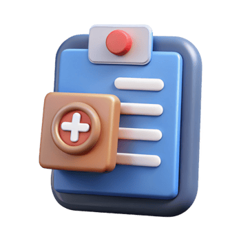 impressive classic Electronic Health Record System Icon Flat Design Transparent Background high quality png