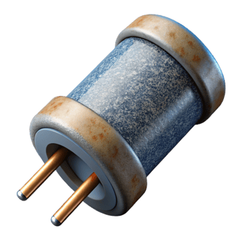 elegant contemporary Electronic Textile Capacitor Detail Isolated genuine png
