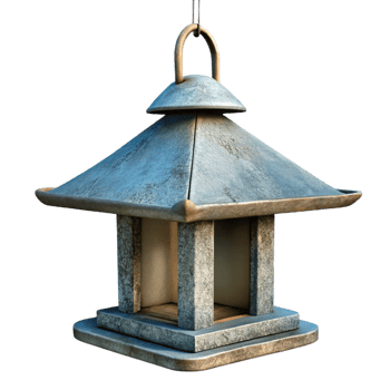 extraordinary classic Empty Bird Feeder Hanging From Tree Isolated authentic png