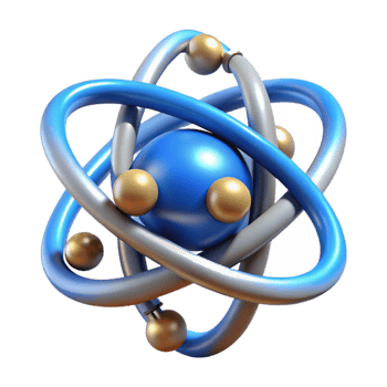 elegant modern Entangled Electrons Spin Visualization Blue Arrows Cutout Element original png