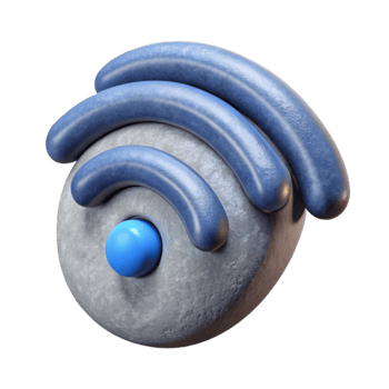 vibrant modern Evolving Sensor with Wireless Connectivity Cutout Element high resolution png