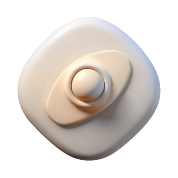 beautiful minimalist Eye Patch White Adhesive Isolated Element professional png