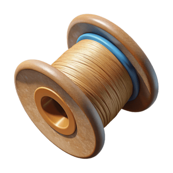 elegant minimalist Fiber Optic Thread Spool Cutout Element png