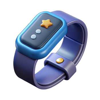 dramatic artistic Fitness Tracker Sleep Monitoring Data Displayed Transparent Background authentic png