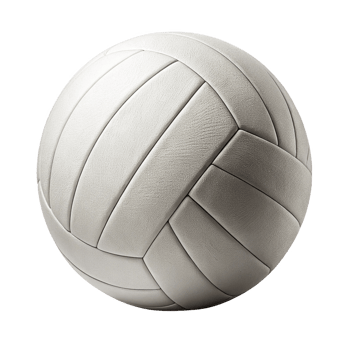 close up view of textured volleyball showcasing its detailed stitching and design png