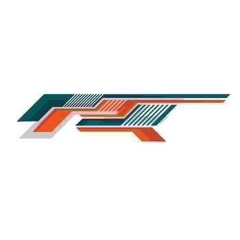 car wrap sticker design. modern racing car body wrap stickers vector
