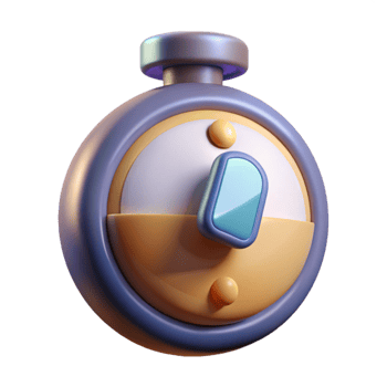 extraordinary contemporary Floating Digital Timer Countdown Function Transparent Background professional png