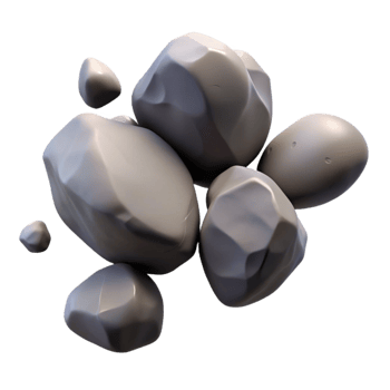 wonderful traditional Floating Rocks Isolated with Shadow Detail exclusive png