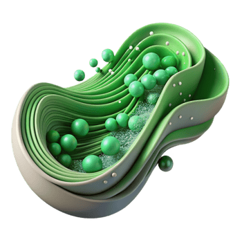 elegant artistic Flowing Data Stream Visualization with Green Hues high quality png