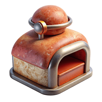 elegant artistic Food Fabricator Close Up View Isolated high quality png