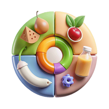 serene classic Food Waste Reduction Tips Infographic Colorful Design Transparent high resolution png