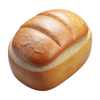 elegant artistic Freshly Baked Bread Close Up Isolated on Transparent Background authentic png