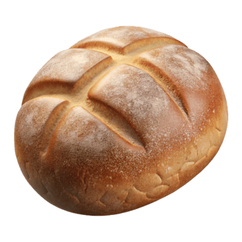 impressive modern Freshly Baked Bread Close Up Isolated on Transparent Background detailed png