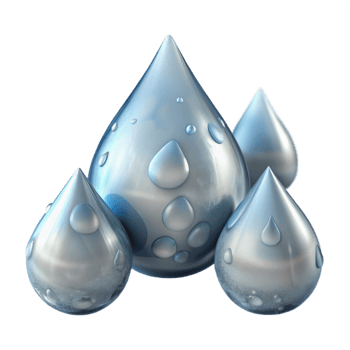 serene contemporary Frozen Water Drops Time Lapse Clear Ice Isolated detailed png
