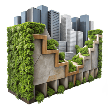 extraordinary contemporary Future City Living Wall Cutout png