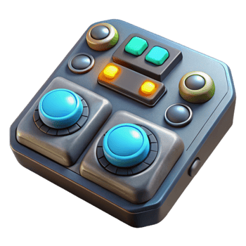 elegant traditional Futuristic Control Panel Illuminated Buttons Cutout original png