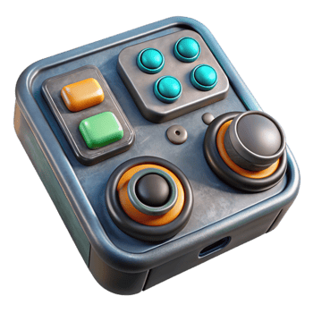stunning traditional Futuristic Control Panel Isolated with Buttons png