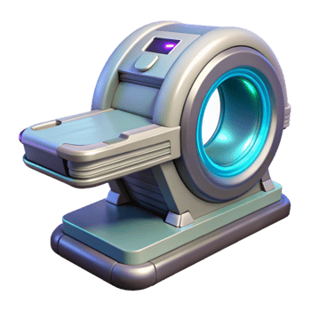 beautiful classic Futuristic Nanotech Medical Scanner Transparent authentic png