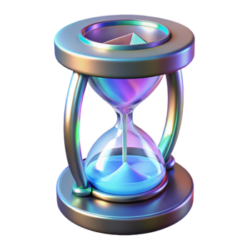 extraordinary creative Futuristic Time Display Hologram Transparent Background exclusive png