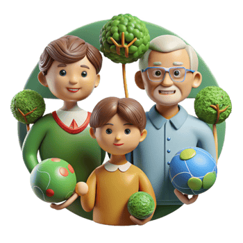stunning rustic Generations Connected Through Nature Transparent Background high resolution png
