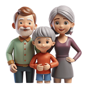 vibrant creative Generations United in Celebration Cutout high resolution png