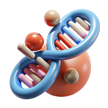 impressive minimalist Gene Therapy Dna Modification Illustration Isolated png