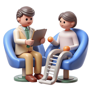 vibrant minimalist Genetic Counseling Session Illustration Transparent Background authentic png