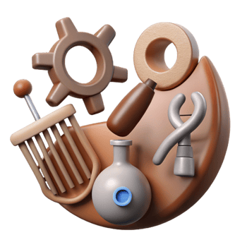 extraordinary minimalist Genetic Engineering Tools Icon Set Cutout professional png