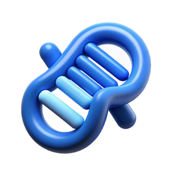 serene minimalist Genome Editing Scissors Illustration Cutout original png