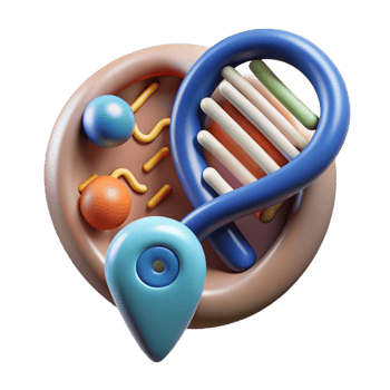 elegant rustic Genome Mapping Technology Illustration Cutout high quality png