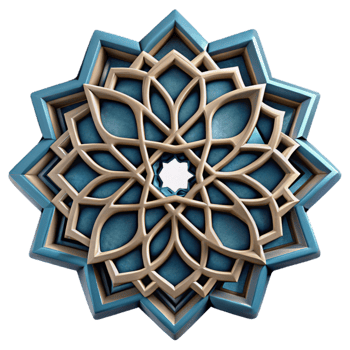 dramatic rustic Geometric Pattern Cutout with Repeating Design authentic png