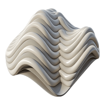 beautiful creative Geometric Wave Pattern Cutout with Subtle Texture original png