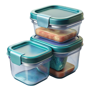 stunning vintage Glass Food Storage Containers with Airtight Lids Transparent high resolution png
