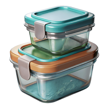 extraordinary abstract Glass Food Storage Containers with Airtight Lids Transparent genuine png