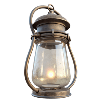 dramatic classic Glass Jar Light Fixture Industrial Style Isolated high resolution png