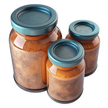 wonderful rustic Glass Jars for Canning Top View Cutout professional png
