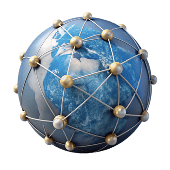 wonderful vintage Global Network Nodes Isolated with Connecting Lines exclusive png