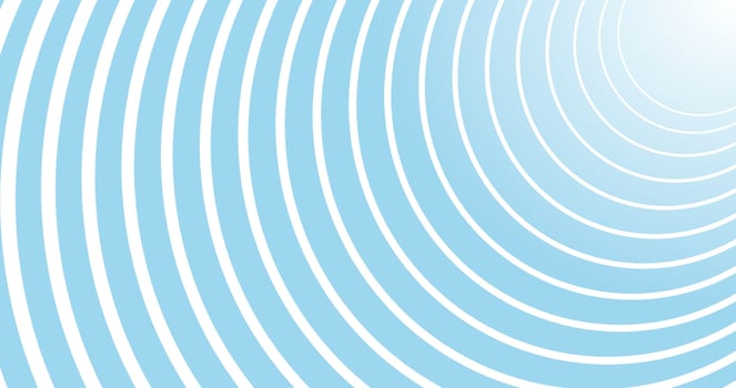 Abstract blue background with concentric circles. illustration. vector