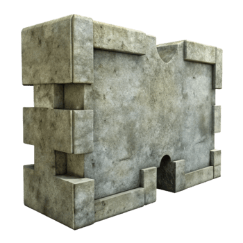 stunning abstract Gray Concrete Wall Cutout with Rough Surface high quality png