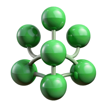 impressive artistic Green Binary Tree Structure Isolated Element authentic png