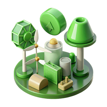 dramatic rustic Green Energy Sources Diagram Transparent genuine png