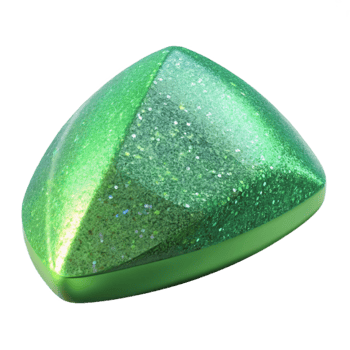 serene vintage Green Holographic Glitter Overlay Isolated png