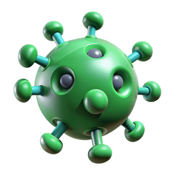 stunning creative Green Nanobot Strengthening Cells Cutout exclusive png